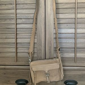 Sandstone Rebecca Minkoff purse Edith Guitar strap